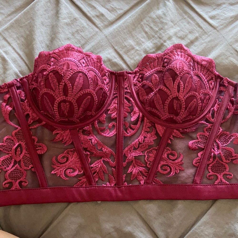 Mauve Bustier/Corset